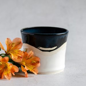 CUP, NAVY AND WHITE
