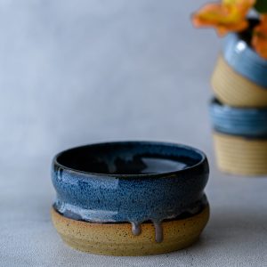 CURVY BOWL, BLUE